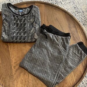 Simply Vera Knit Fleece Pajama Set, women’s XL